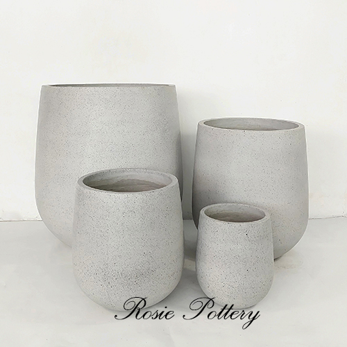 Vietnamese pottery cement plant pot planter rosie manufacturer supplier cement concrete planter (2)