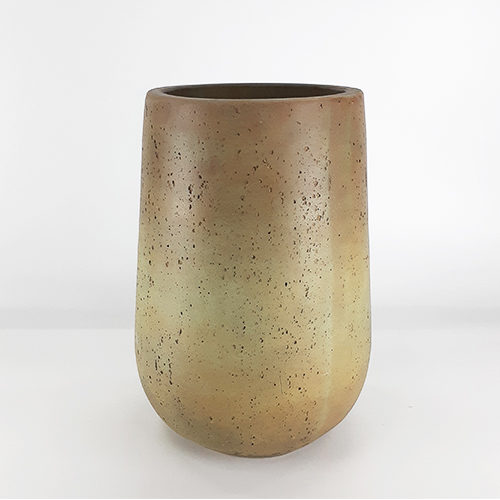 Vietnamese natural painted pottery cement plant pot from rosie manufacturer supplier of concrete planter (grc)